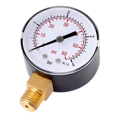 0-4bar/0-60psi Air Compressor Hydraulic Pressure Meter Fuel