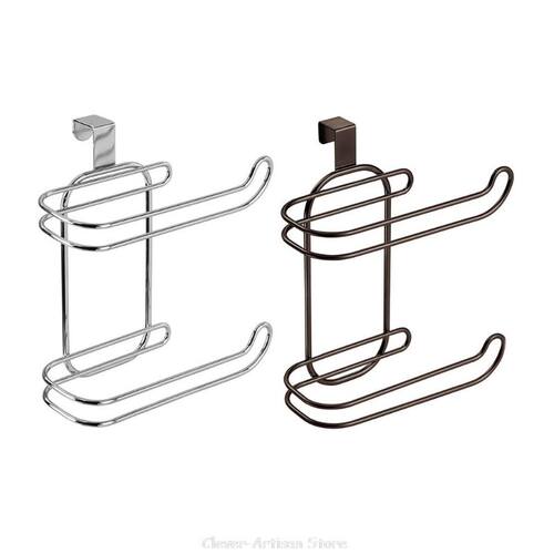 Metal Compact Hanging Over The Tank Toilet Tissue Paper Roll