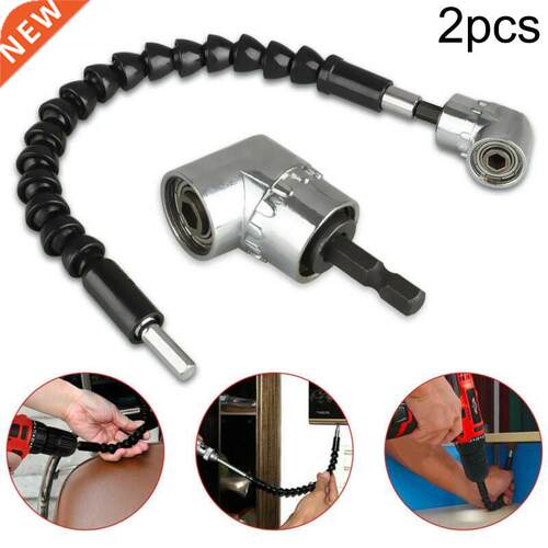 105 Degree Right Angle Drill Attachment Flexible Angle Exten