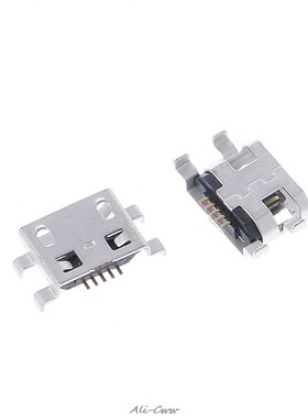 10 Pcs Type B Micro USB 5 Pin Female Charger Mount Jack Conn