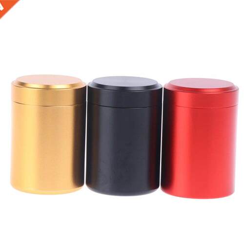 Mini Aluminum Tea Caddy Stora Boxes Sealed Coffee Powder C