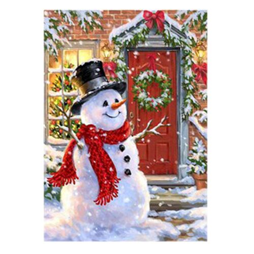 Snowman 5D DIY Full Drill Diamond Drawing Decoration