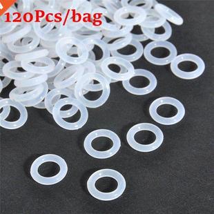 120Pcs Environment-friendly Transparent Silica Gel O Ring Ke