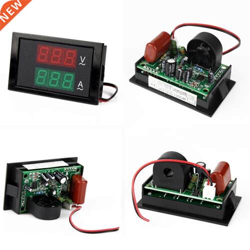 Brand LED Voltmeter Ammeter DC 80-300V Panel Amp Volt Gauge