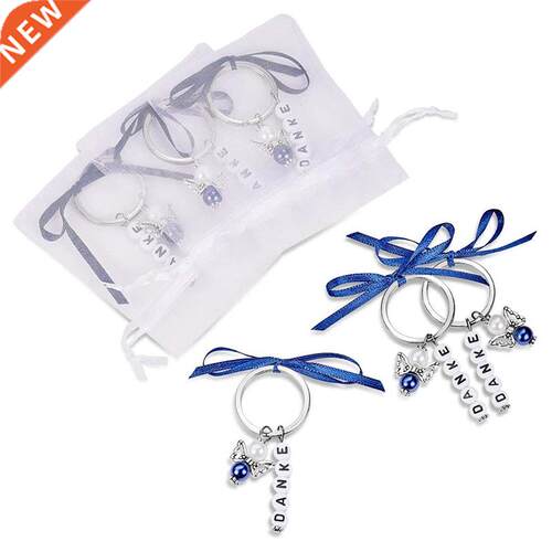 15 Keychain Organza Pouches Favors Wedding Baptism Christmas