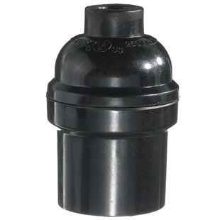 5x Black E27/E26 Light Bulb Holder Pendant Edison Screw Cap