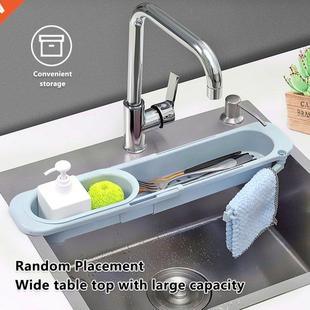 Storage Sink Shelf Telescopic Rack Drainer Large Capacity Or