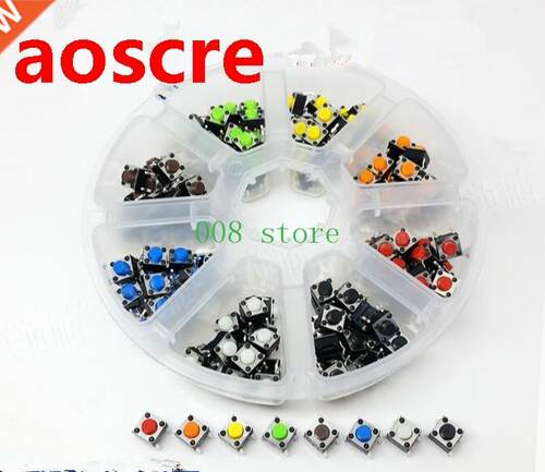 160pcs 6*6*5 touch switch, 4 foot inching button, induction