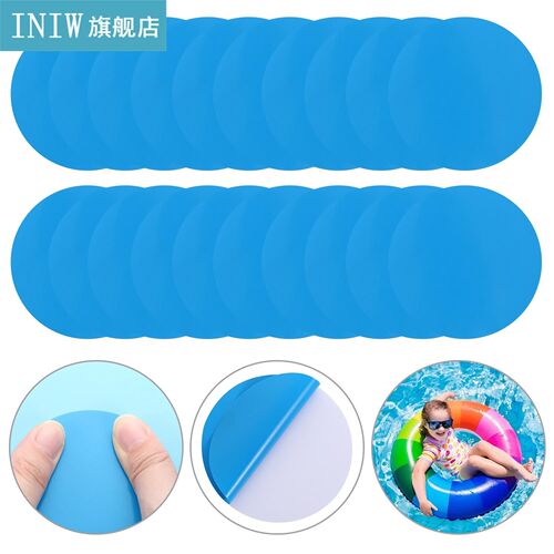 20Pcs Self-adhesive PVC Repair Patches Boat Raft Kayak Canoe