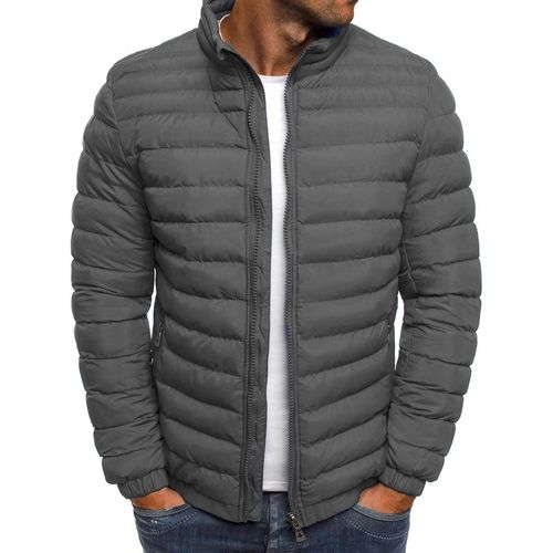 ZOGAA Mens Parka Jacket Winter Coat Men Cotton Puffer Jacket