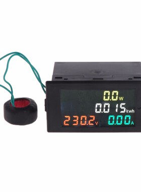 Energy Meter AC 80-300V Voltmeter Ammeter Power Energy Meter