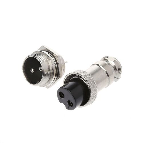 Aviation Plug Male & Female Wire Panel Metal Connector 16mm