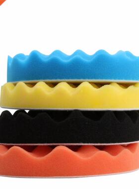 4Pcs 3/4/5/6/7 inch Buffing Polishing Sponge Pads Kit For Ca