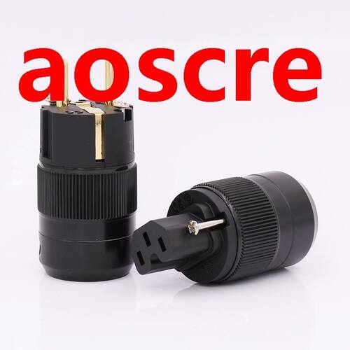 One pair/lots USA Pailiccs plated gold EU Version Connector