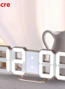 Multifunctional Large LED Digital Wall Clock 12H/24H Time Di