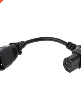 Male to Female C14 C13 PLug PDU Extension Power Cable Connec