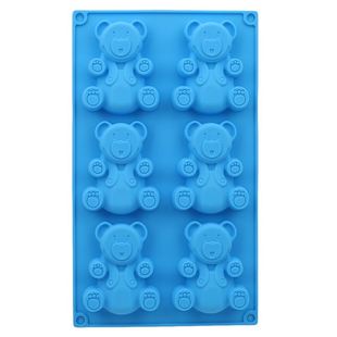 Lovely 3D Bear Form Cake Mold Silicone Mold Baking Tools Kit