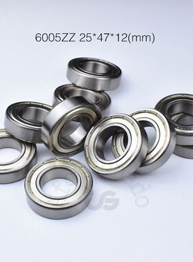 1pcs 6005ZZ 25*47*12(mm) free shipping chrome steel Metal S