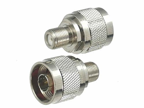 1pcs Connector Adapter N Male Plug to F TV Female Jack RF Co