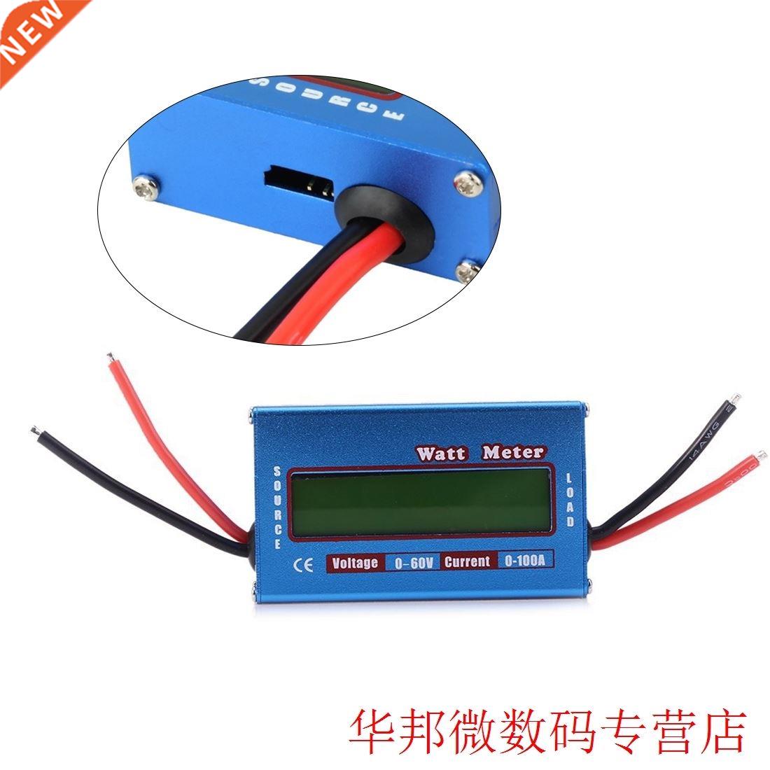Watt Meter Digital LCD For DC 60V/100A Balance Voltage RC Ba