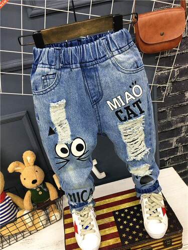 Baby Boys Girls Jeans Pants New Children Trousers 1-7Yrs Bo