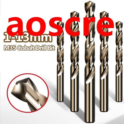1.0-13mm M35 HSS-Co Cobalt Twist Drill Bit Power Tool Access