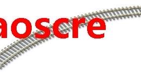 HO railway ST-226 R2 Curved rail (double length)