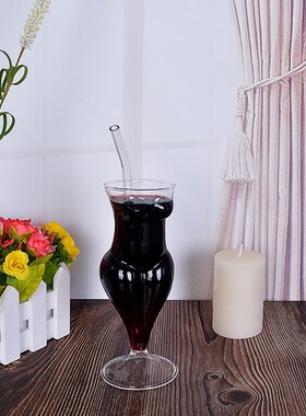 Creative Wine Glass Cup Human Body Shape Bottles Whiskey Bee