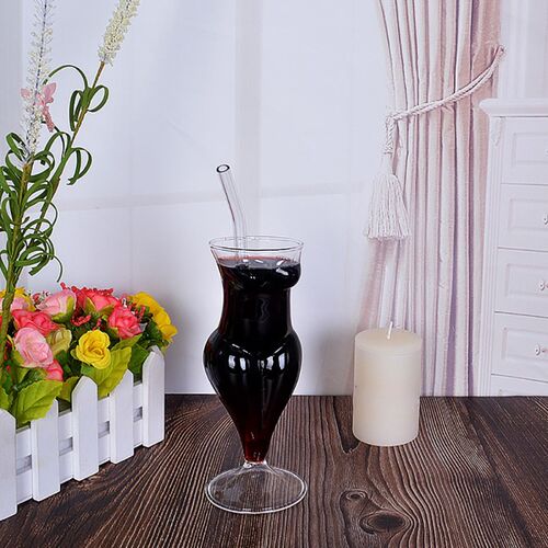 Creative Wine Glass Cup Human Body Shape Bottles Whiskey Bee