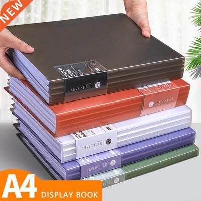 Retro Color A4 File Folder for Document Organizer Bag Waterp