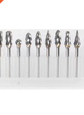 10Pcs Carbde Rotary Fle Mllng Cutter Sngle Gran Tungst