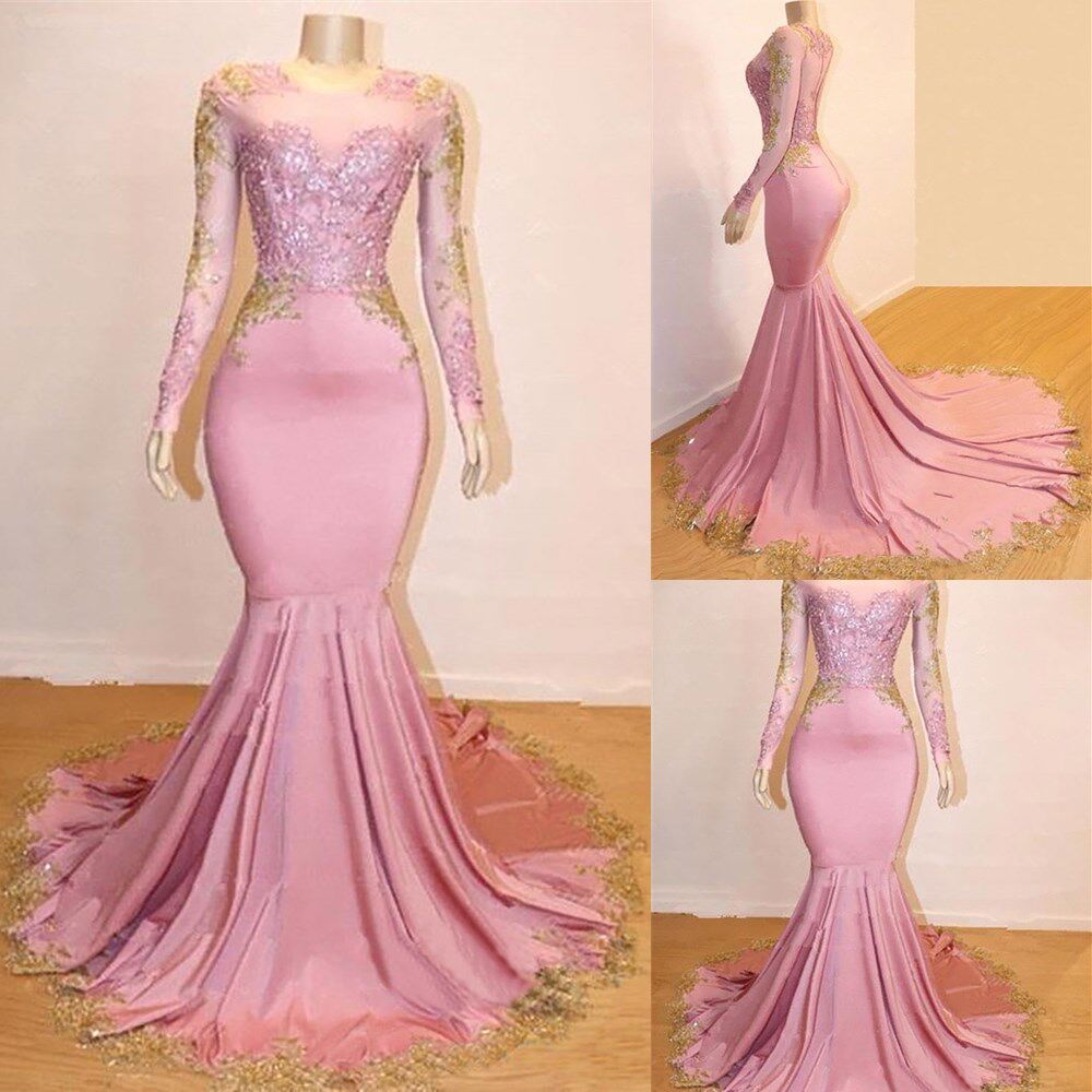 New Custom Plus Size Trumpet Mermaid Formal Dresses Evening图片