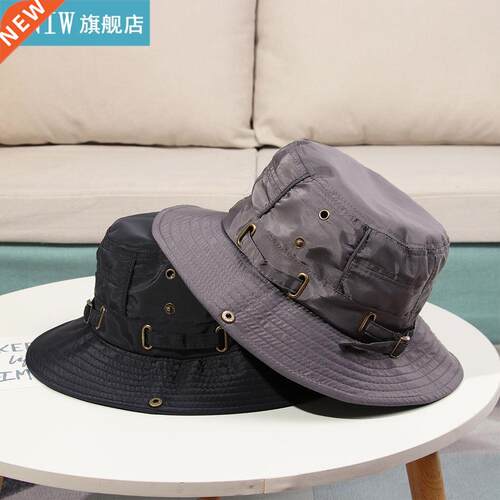 1Pc Anti-UV Outdoor Fishing Foldable Hat With Windproof Rope