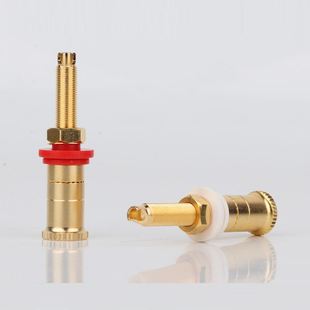 4pcs WBT Style Plated Gold Banana plug female socket amplifi