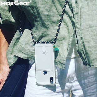 Crossbody Lanyard Case With Bank Card Holder For iPhone 11 P