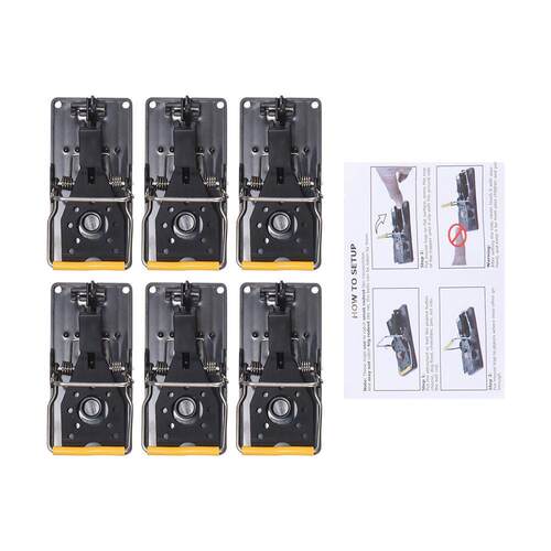 6PCS High Quality Reusable Rat Catching Mice Mouse Traps Mou
