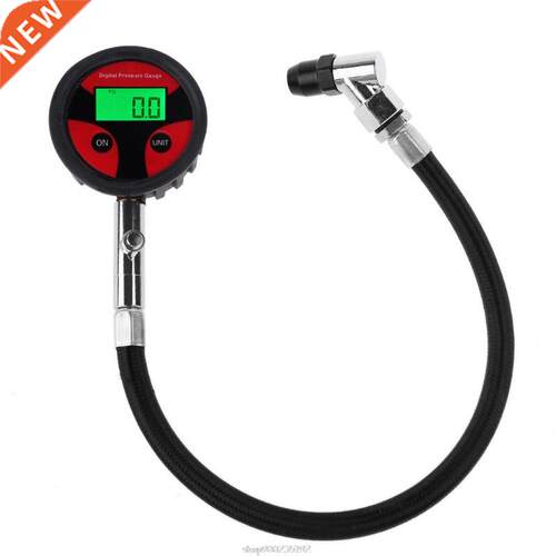 LCD Digital Tire Air Pressure Gauge 200 PSI High Accuracy Pr