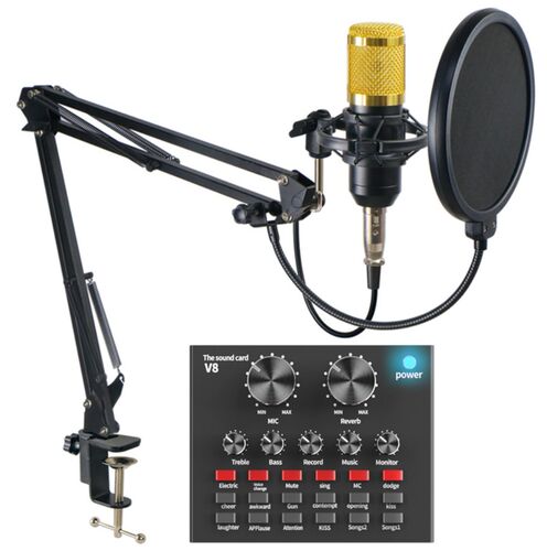 BM 800 Studio Microphone Kits With V8 Sound Card BM800 Cond