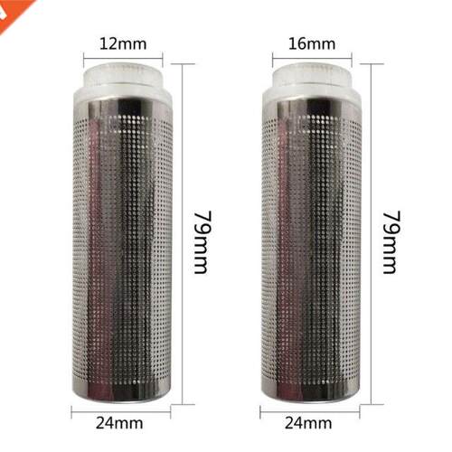 12/16mm Aquarium Trachea Stainless Steel Protective Sleeve F