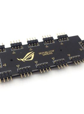 10 Way 4Pin PWM PC Fan Hub Power Cable Extender apter SATA