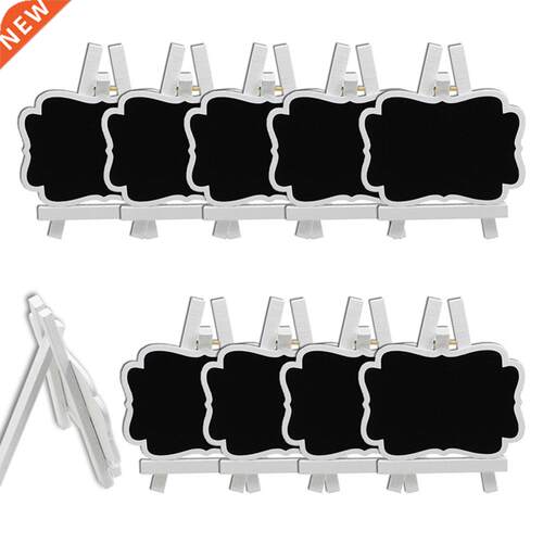 10pcs Crafts Decoration Parties Easel Easy Wipe Food Signs M