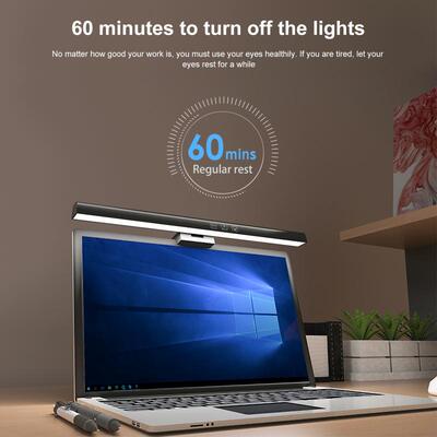 LED Desk Lamp Dimmable Office Computer Screenbar Eye-caring