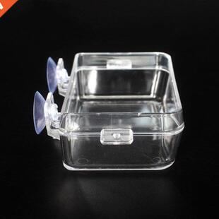Transparent Reptile Feeder Anti-escape Food Bowl Turtle Lia
