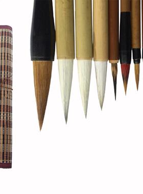 10PCS/Set Bamboo Traditional Chinese Calligraphy Brushes Wri