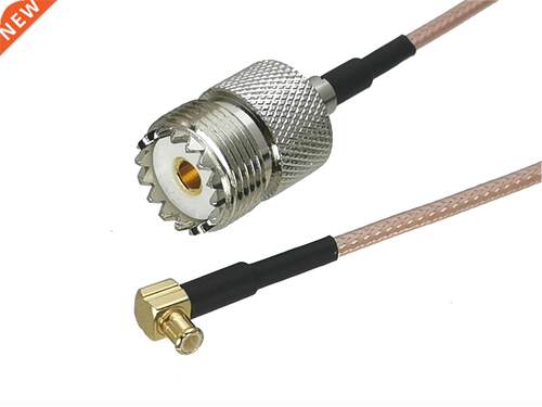 1Pcs RG316 UHF SO239 Female jack to MCX Male plug Rght angl