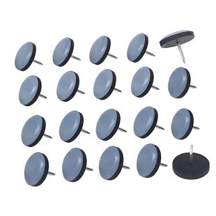 20Pcs 25mm Chair Gliders Furniture Sliders PTFE Easy Moving