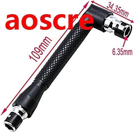 1pc Dual Head L-Shaped Mini Socket Wrench 1/4