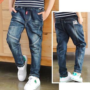 IENENS Jeans For Boys Clothes Kids Cowboy Sports Pants Child