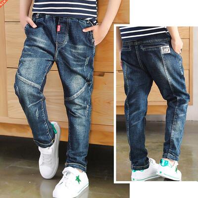 IENENS Jeans For Boys Clothes Kids Cowboy Sports Pants Child