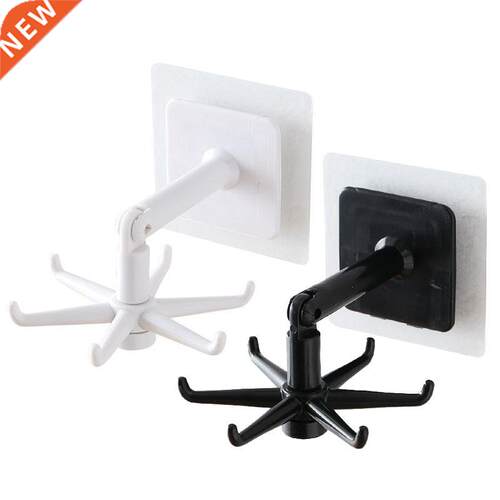 60 Degree Rotating Hanging Rack Punch-free Kitchen Hook Sel